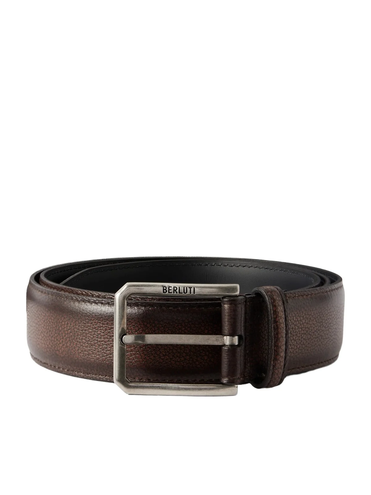 3cm Full-Grain Venezia Softy Leather Belt - Men 3cm Full-Grain Venezia Softy Leather Belt - Men