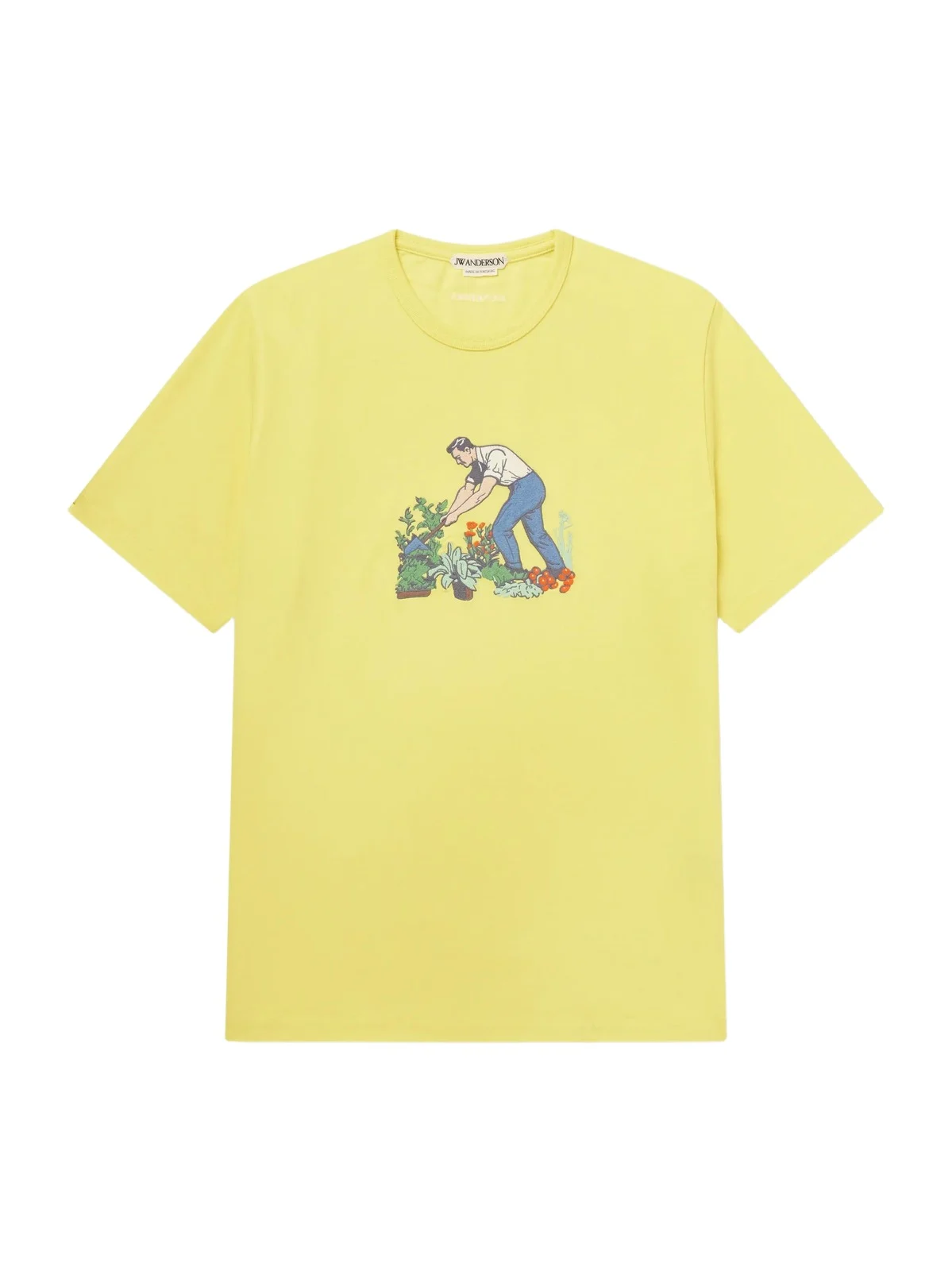 Gardener Embroidered Cotton-Jersey T-Shirt - Men Gardener Embroidered Cotton-Jersey T-Shirt - Men