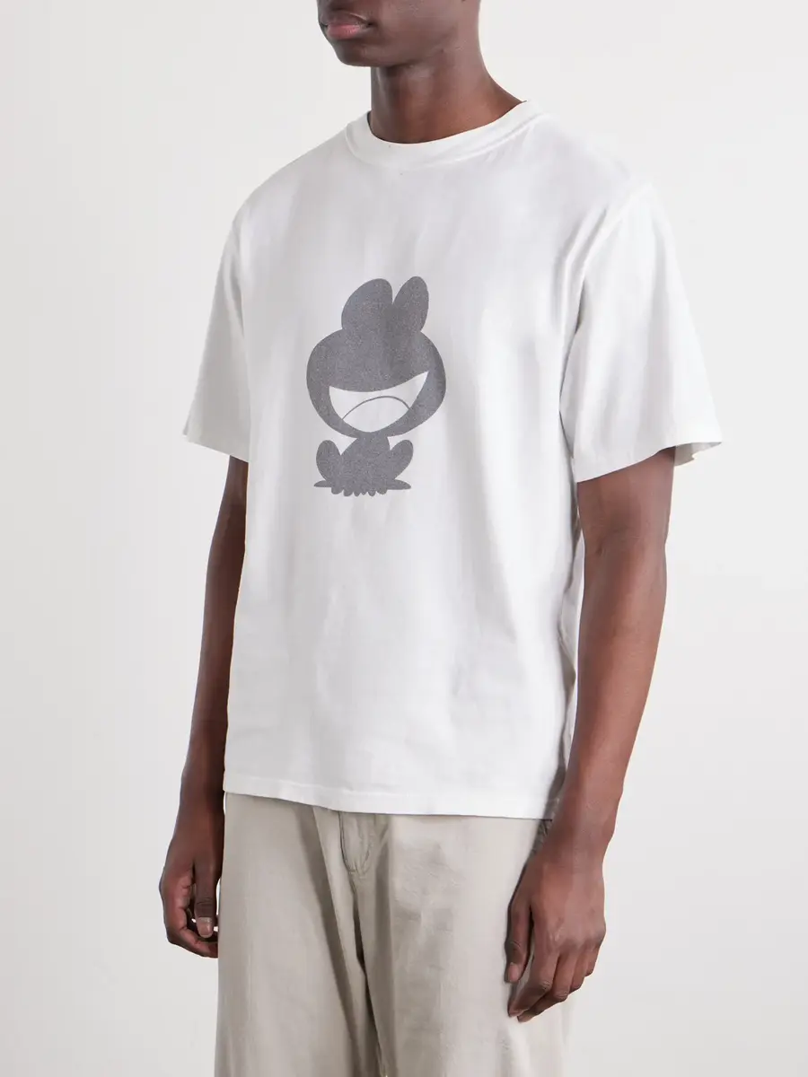 Remi Relief Frog Printed Cotton-Jersey T-Shirt - Men | Thumbnail 3 Remi Relief Frog Printed Cotton-Jersey T-Shirt - Men | Thumbnail 3