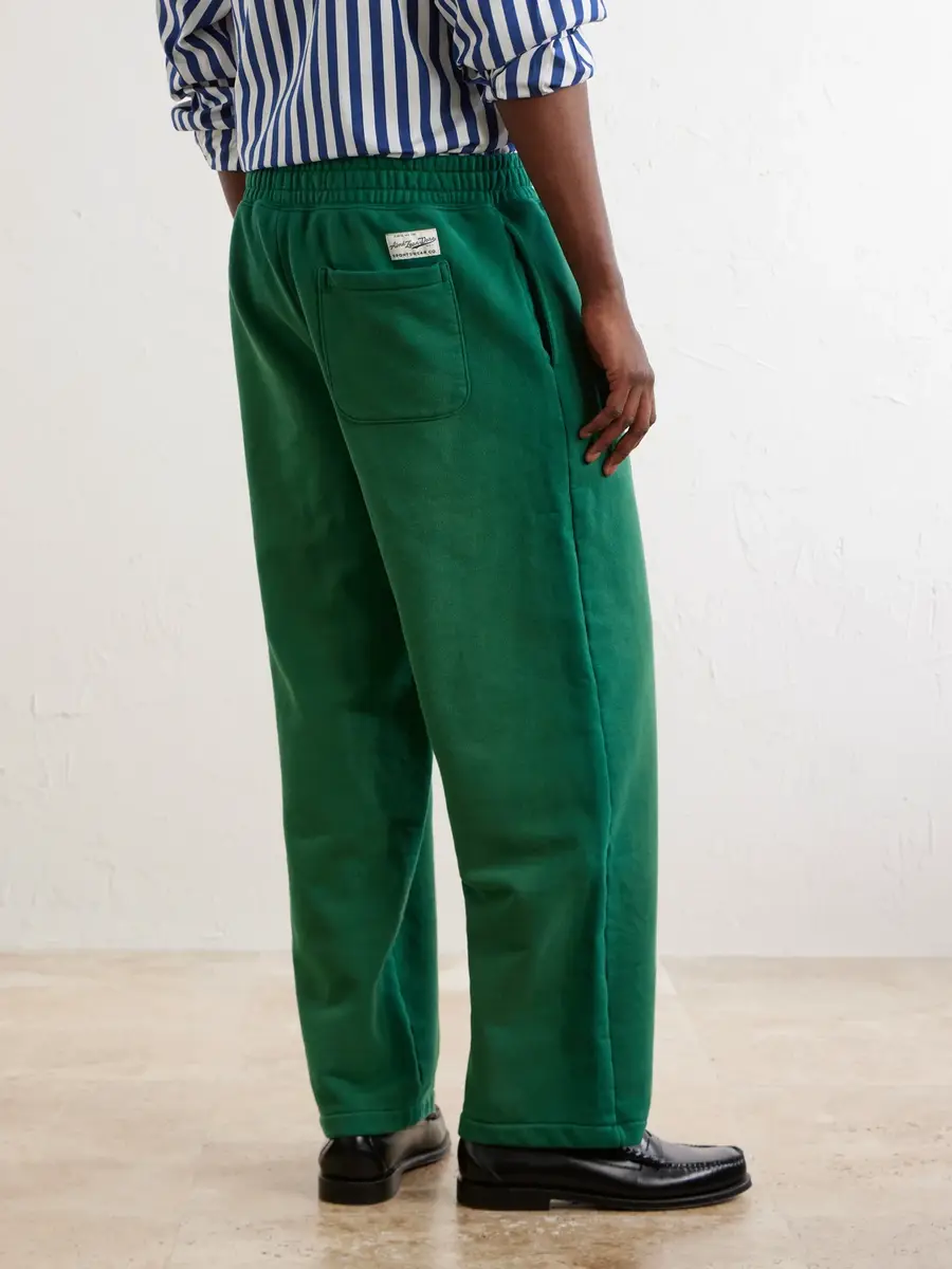 Aimé Leon Dore Straight-Leg Logo-Appliquéd Cotton-Jersey Sweatpants - Men | Thumbnail 4