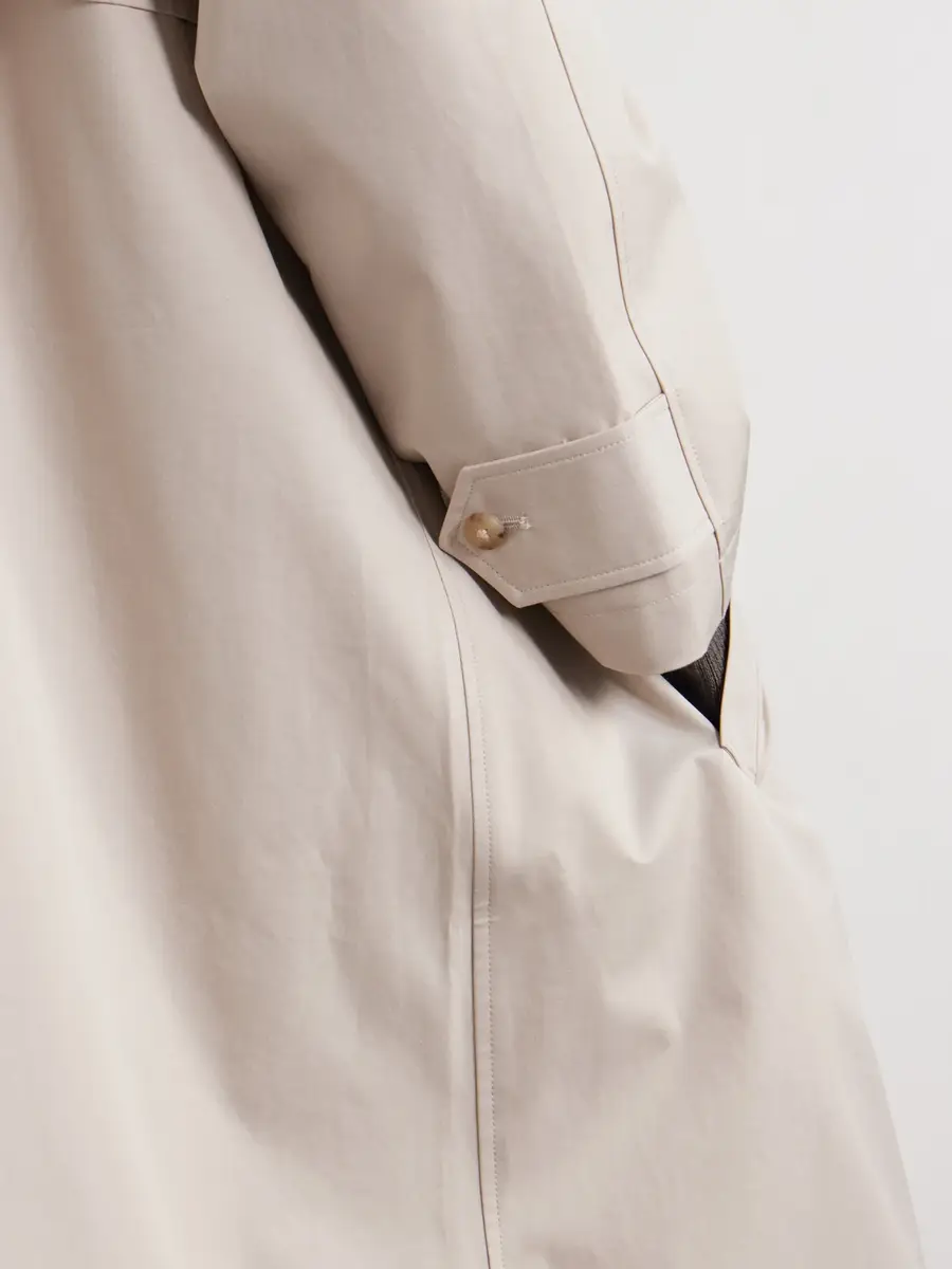 De Bonne Facture Grandad Giant Mac Cotton Coat - Men | Thumbnail 6