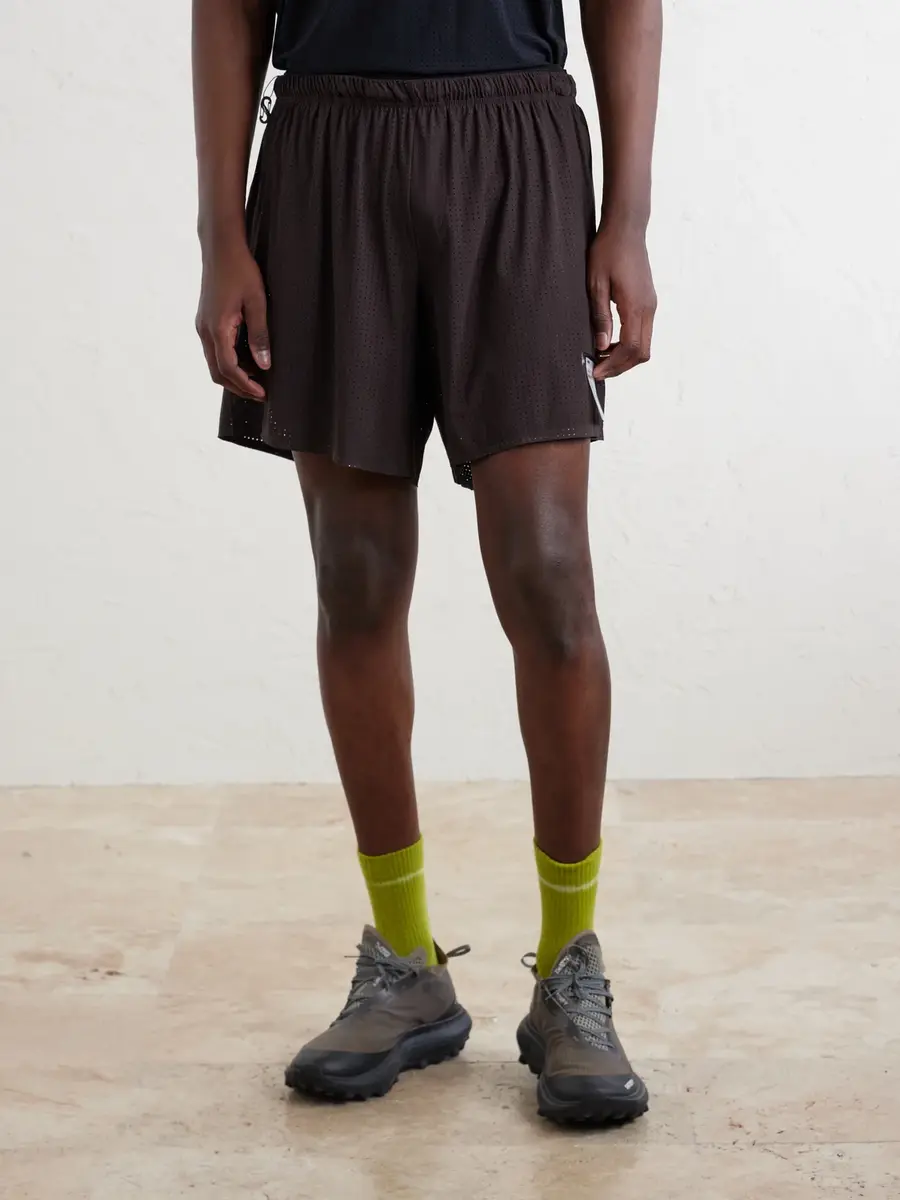 Satisfy Straight-Leg Logo-Appliqu&eacute;d 5" Space‑O&trade; Shorts - Men | Thumbnail 3