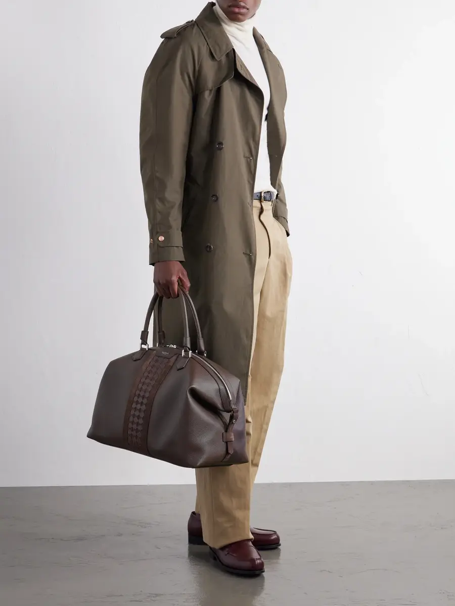 Serapian Mosaico-detailed Leather Weekend Bag - Men | Thumbnail 2