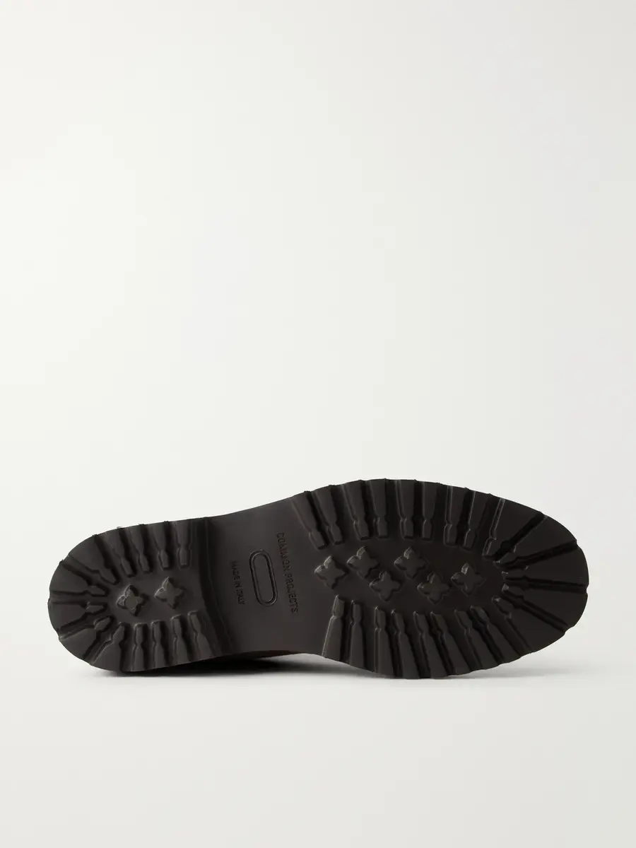 Common Projects Piuma Leather-Trimmed Suede Hiking Boots - Men | Thumbnail 3 Common Projects Piuma Leather-Trimmed Suede Hiking Boots - Men | Thumbnail 3