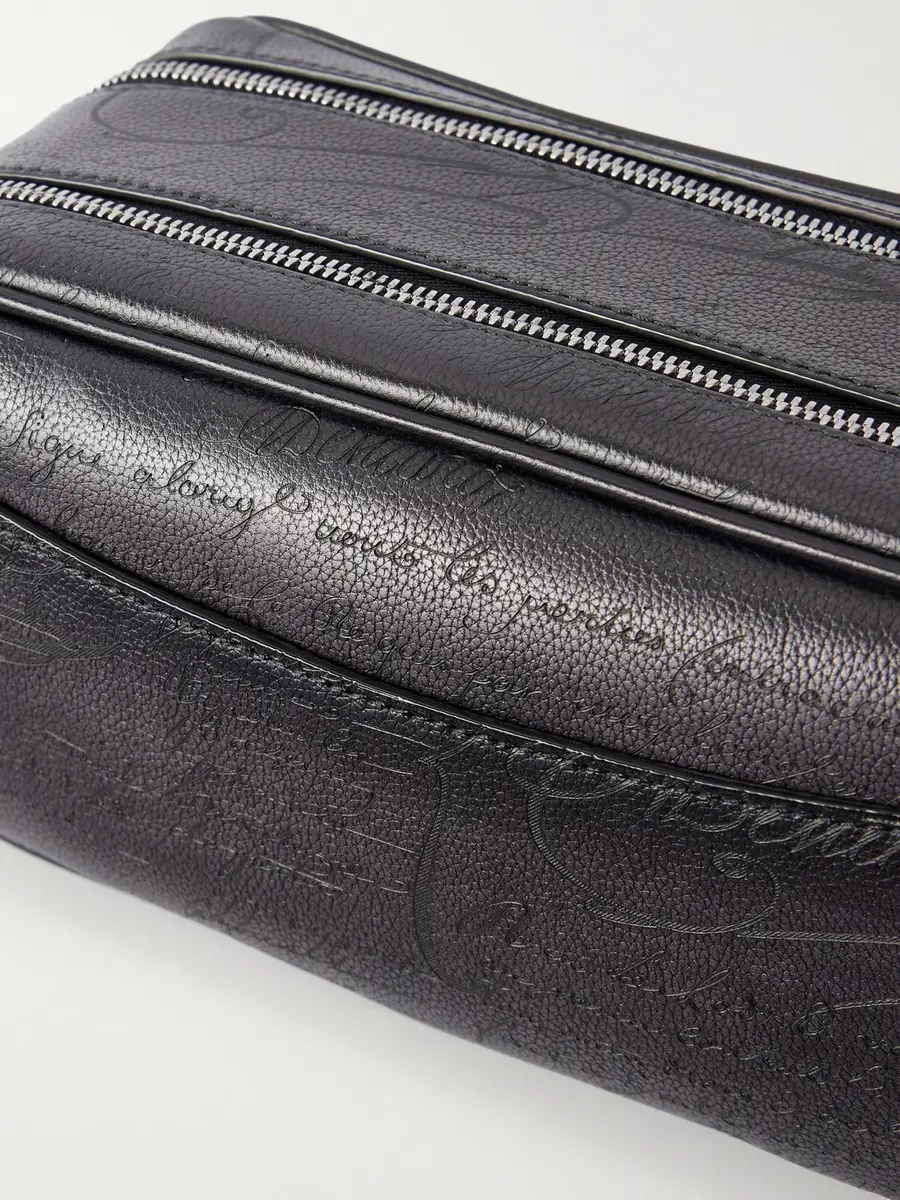 Berluti Formula 1003 Scritto Venezia Leather Wash Bag - Men | Thumbnail 3