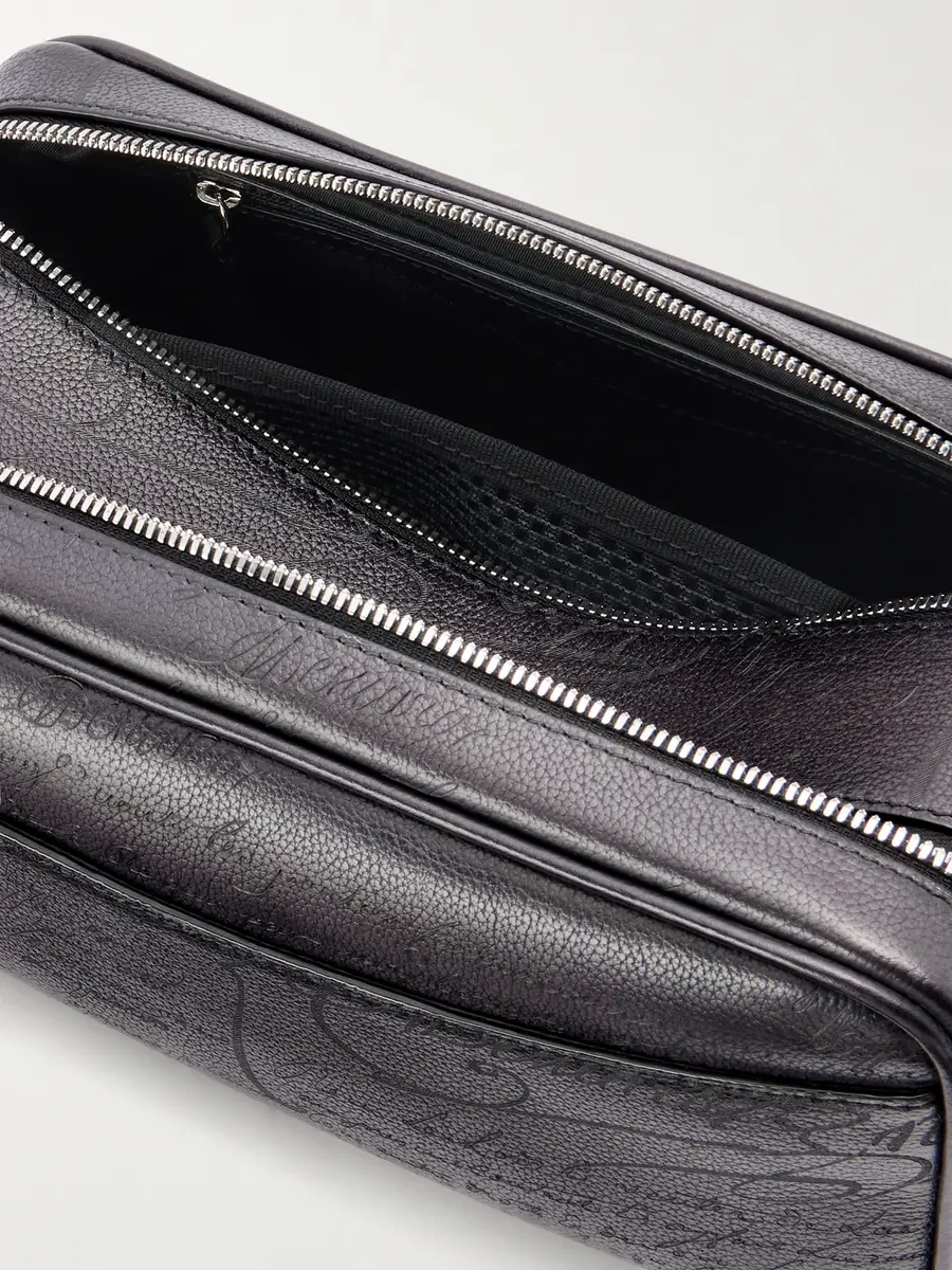 Berluti Formula 1003 Scritto Venezia Leather Wash Bag - Men | Thumbnail 4