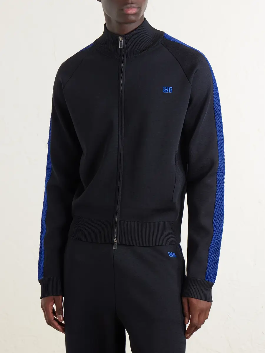 Wales Bonner Tide Logo-Embroidered Striped Jersey Sweatshirt - Men | Thumbnail 3 Wales Bonner Tide Logo-Embroidered Striped Jersey Sweatshirt - Men | Thumbnail 3