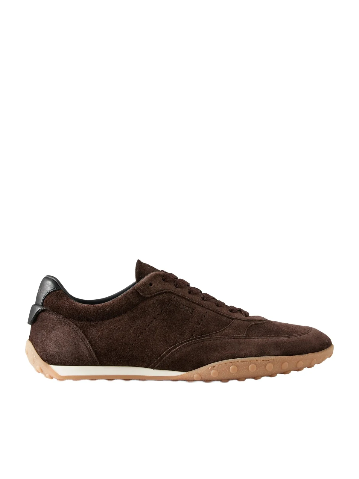 Tod's Panelled Leather-Trimmed Suede Sneakers - Men