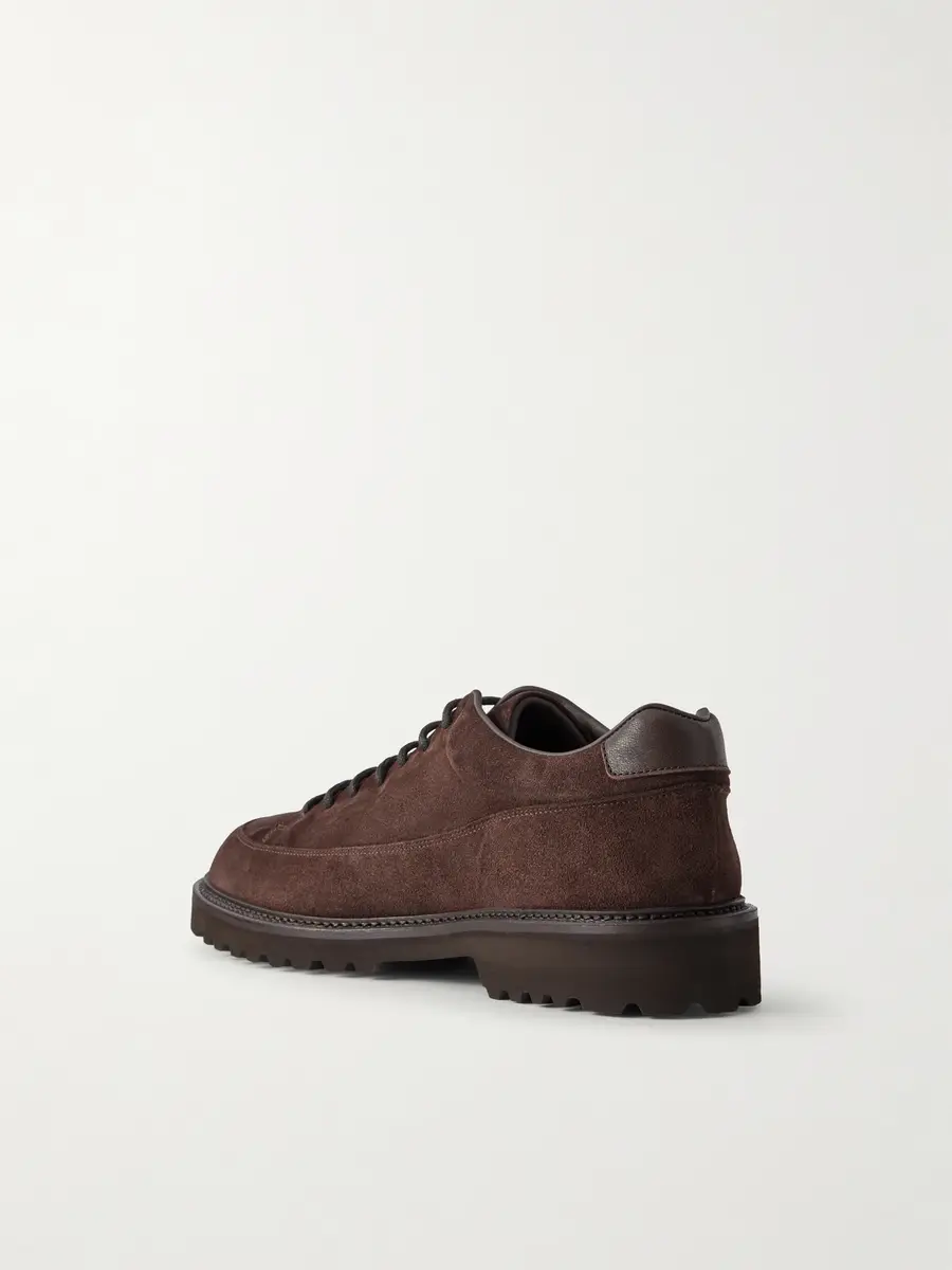 Common Projects Piuma Leather-Trimmed Suede Hiking Boots - Men | Thumbnail 4 Common Projects Piuma Leather-Trimmed Suede Hiking Boots - Men | Thumbnail 4