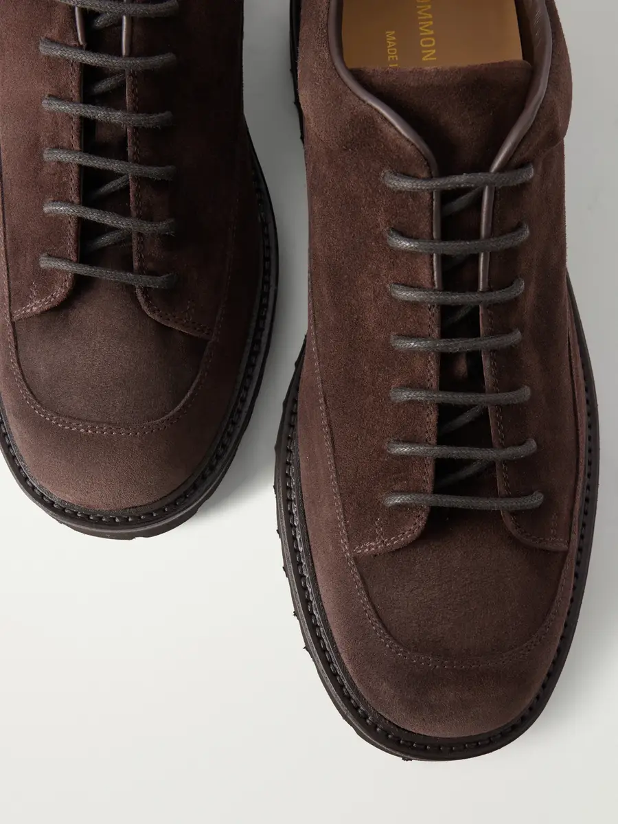 Common Projects Piuma Leather-Trimmed Suede Hiking Boots - Men | Thumbnail 5 Common Projects Piuma Leather-Trimmed Suede Hiking Boots - Men | Thumbnail 5