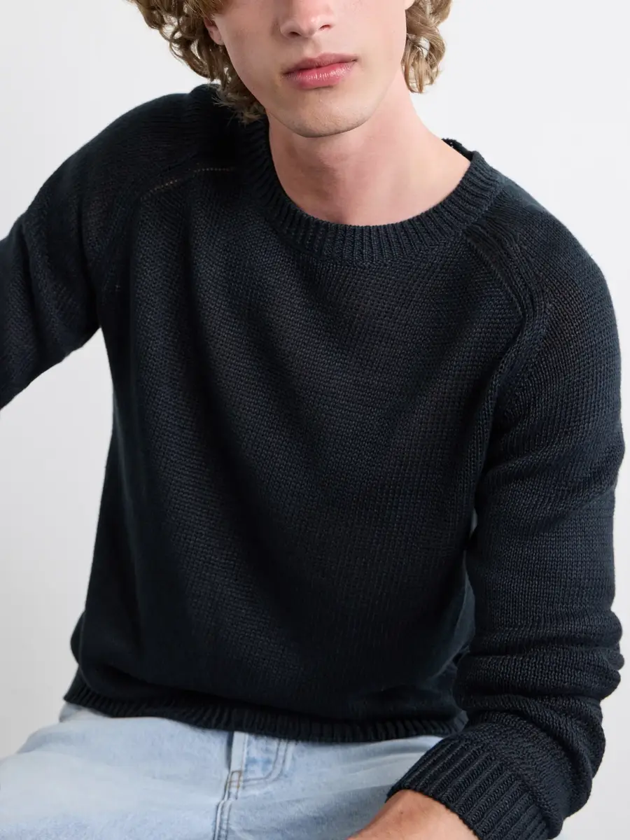Studio Nicholson Costes Linen Sweater - Men | Thumbnail 5