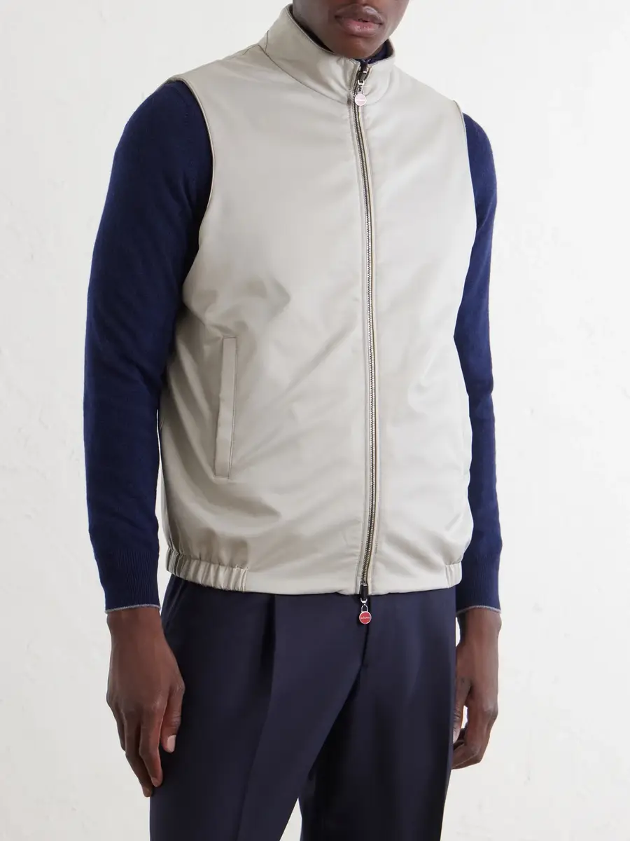 Kiton Reversible Shell Gilet - Men | Thumbnail 3 Kiton Reversible Shell Gilet - Men | Thumbnail 3