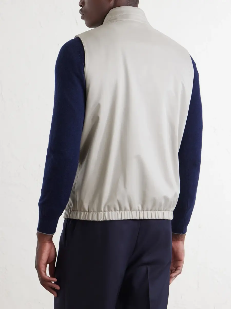 Kiton Reversible Shell Gilet - Men | Thumbnail 4 Kiton Reversible Shell Gilet - Men | Thumbnail 4