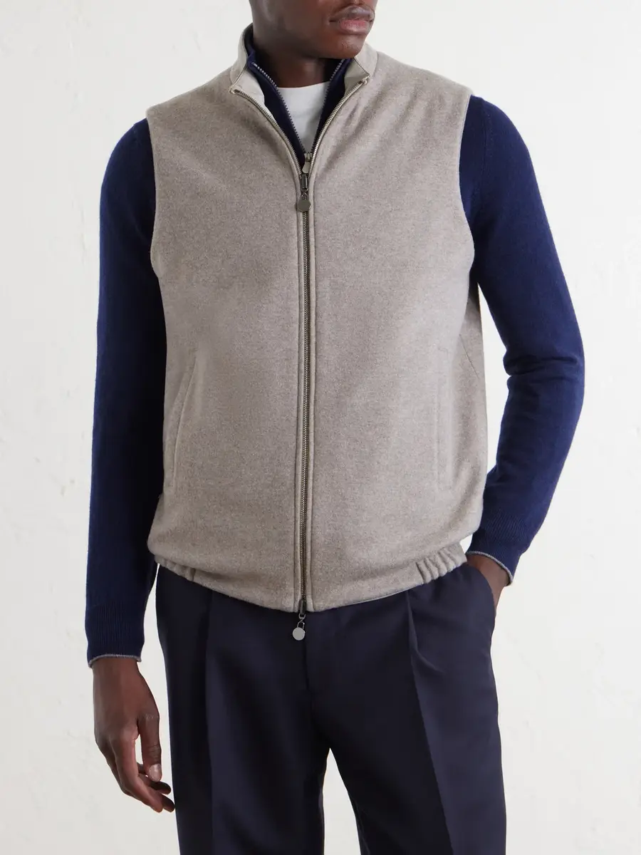 Kiton Reversible Shell Gilet - Men | Thumbnail 6 Kiton Reversible Shell Gilet - Men | Thumbnail 6