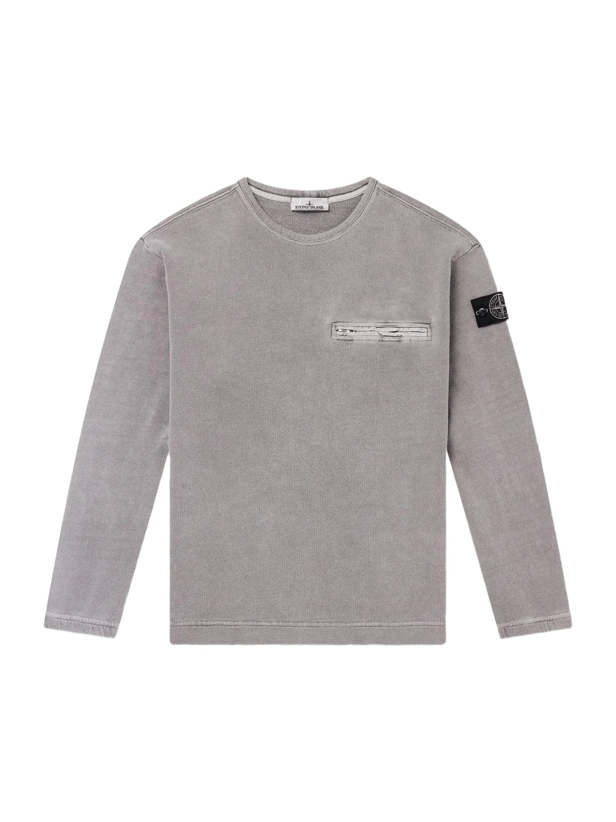 Mineral-Dyed Cotton-Fleece Sweatshirt - Men Mineral-Dyed Cotton-Fleece Sweatshirt - Men