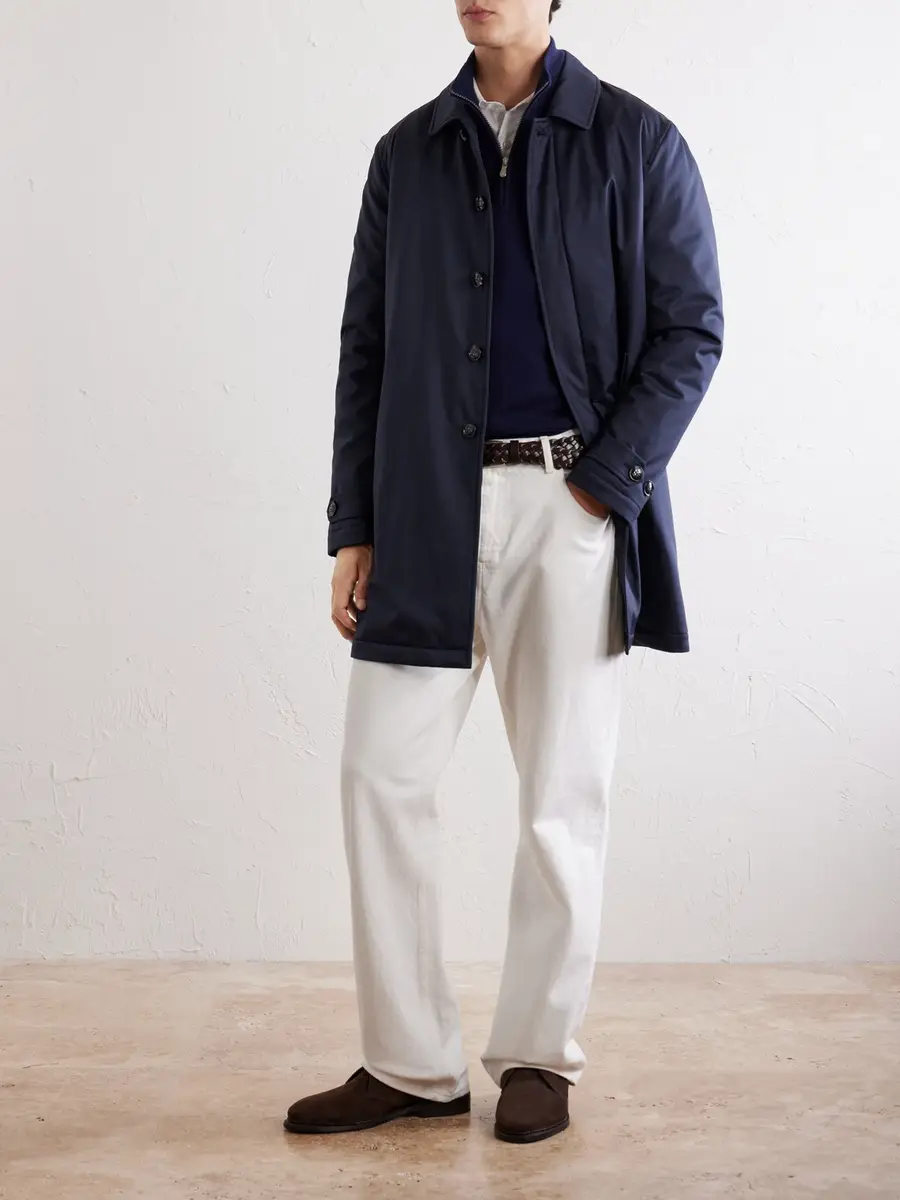Kiton Reversible Padded Twill Jacket - Men | Thumbnail 2 Kiton Reversible Padded Twill Jacket - Men | Thumbnail 2