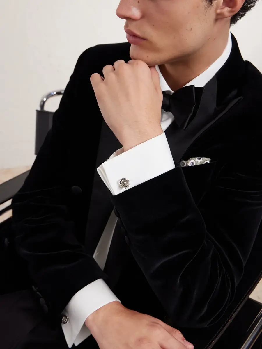 Montblanc Romeo & Juliet Silver Cufflinks - Men | Thumbnail 2