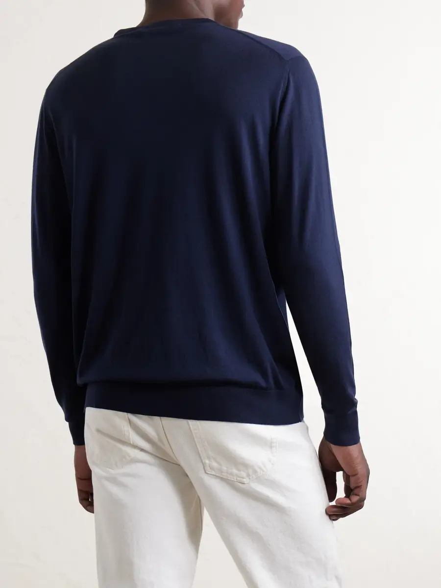 Kiton Wool Knit Sweater - Men | Thumbnail 4 Kiton Wool Knit Sweater - Men | Thumbnail 4