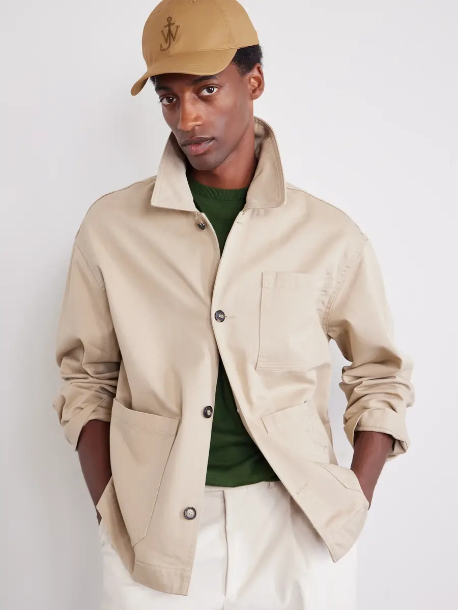 JW Anderson Logo-Embroidered Corduroy-Trimmed Waxed Cotton Baseball Cap - Men | Thumbnail 2 JW Anderson Logo-Embroidered Corduroy-Trimmed Waxed Cotton Baseball Cap - Men | Thumbnail 2