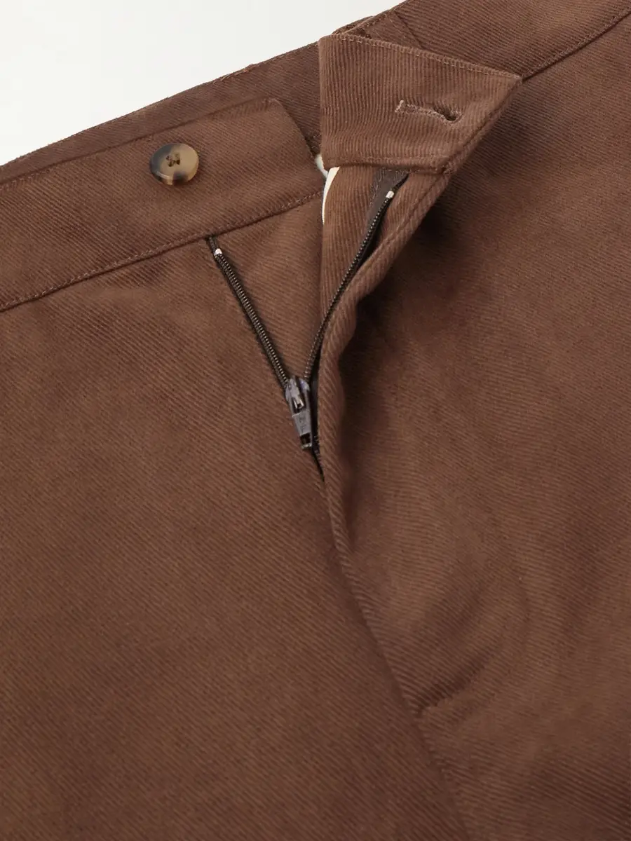De Bonne Facture Straight-Leg Cotton-Twill Suit Trousers - Men | Thumbnail 6