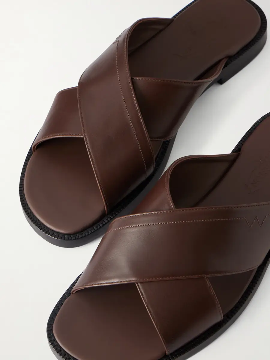 J.M. Weston Leather Sandals - Men | Thumbnail 4