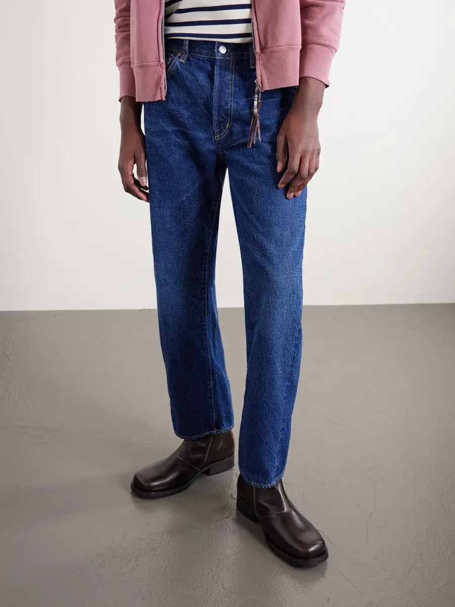 Remi Relief 1954 Straight-Leg Cropped Distressed Jeans - Men | Thumbnail 3 Remi Relief 1954 Straight-Leg Cropped Distressed Jeans - Men | Thumbnail 3