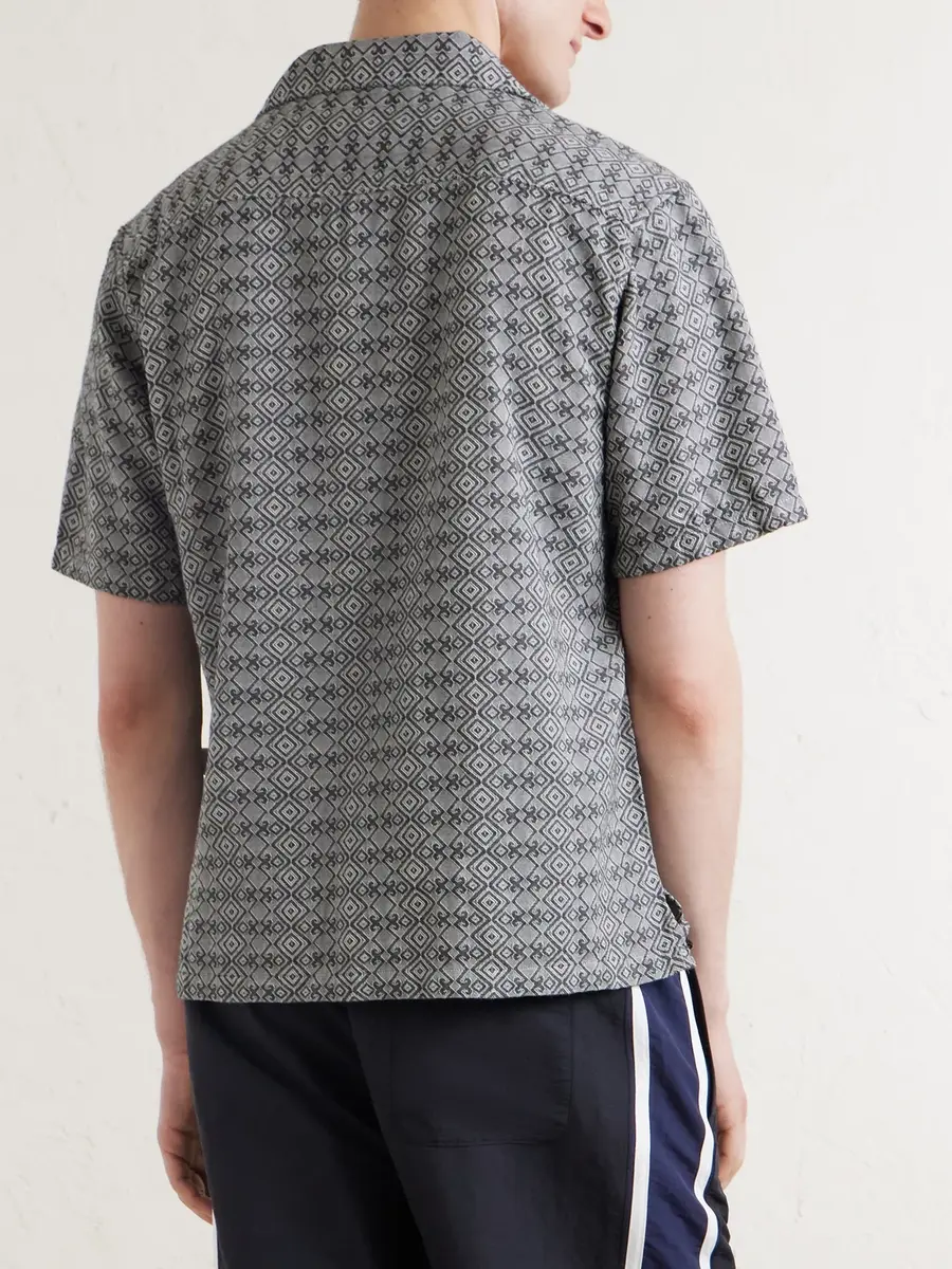 Aimé Leon Dore Novelty Camp-Collar Cotton-Jacquard Shirt - Men | Thumbnail 3 Aimé Leon Dore Novelty Camp-Collar Cotton-Jacquard Shirt - Men | Thumbnail 3