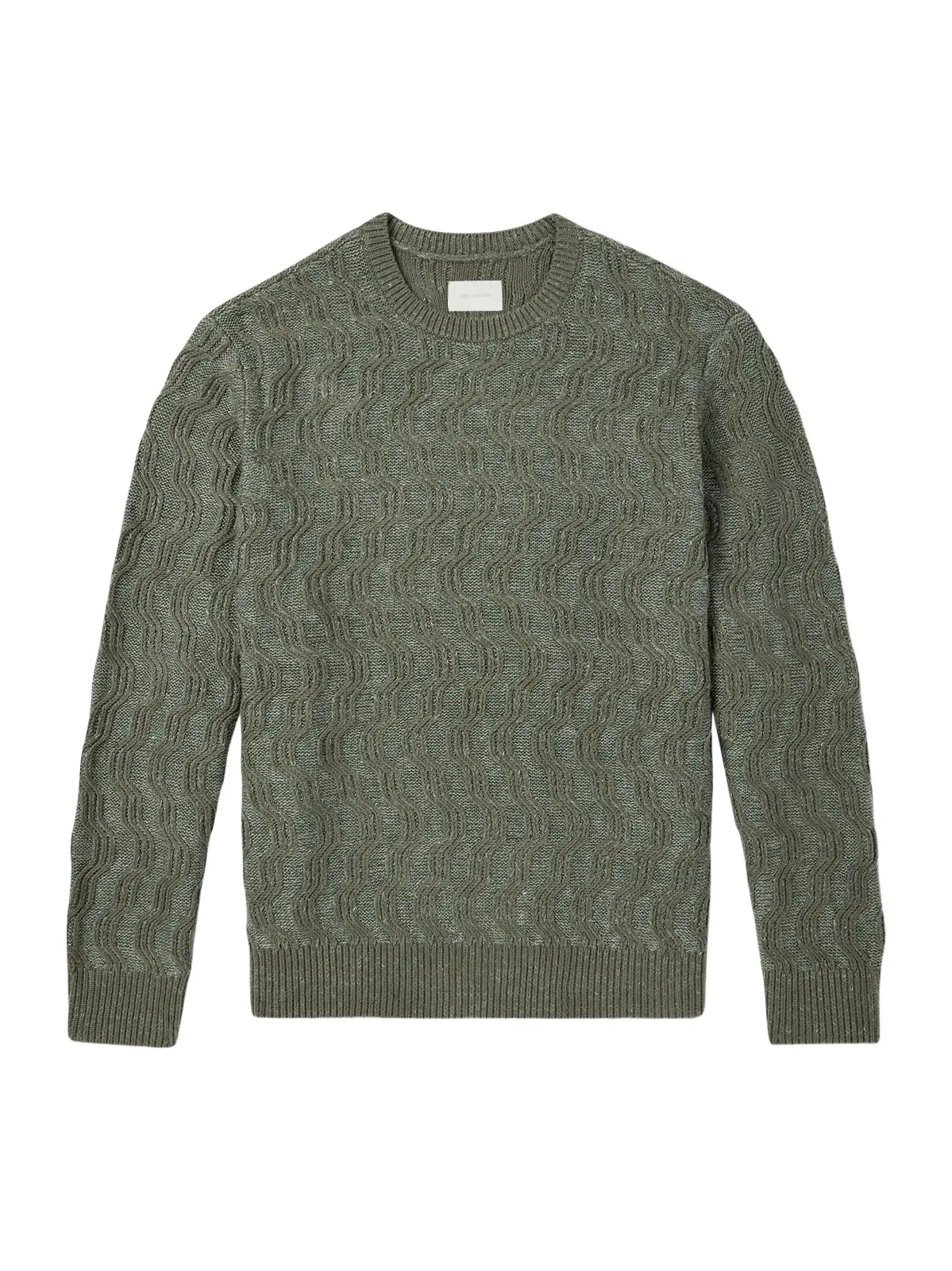 Cable-Knit Cotton-Blend Sweater - Men Cable-Knit Cotton-Blend Sweater - Men