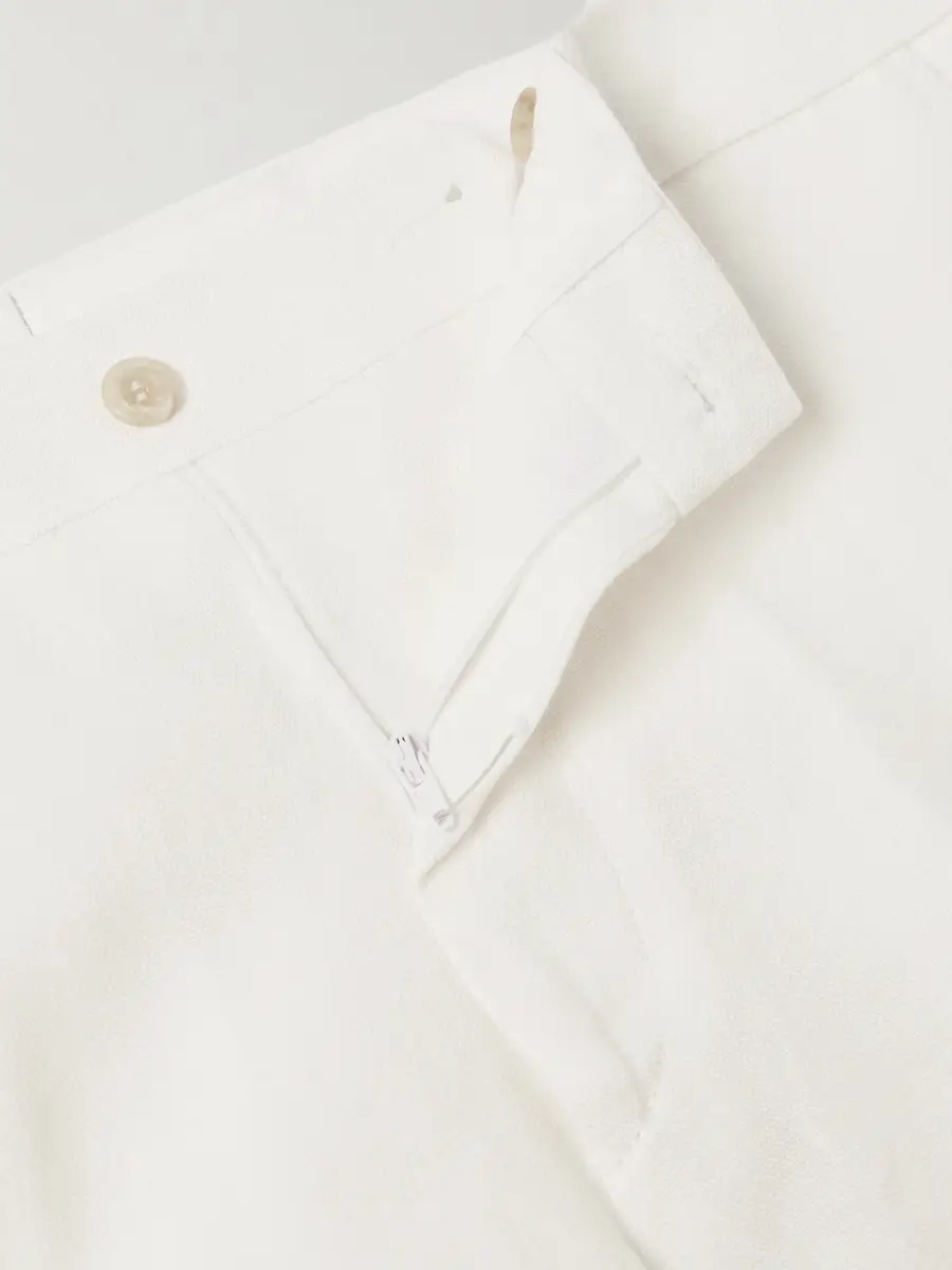 Anderson & Sheppard Straight-Leg Garment-Dyed Linen Shorts - Men | Thumbnail 6 Anderson & Sheppard Straight-Leg Garment-Dyed Linen Shorts - Men | Thumbnail 6