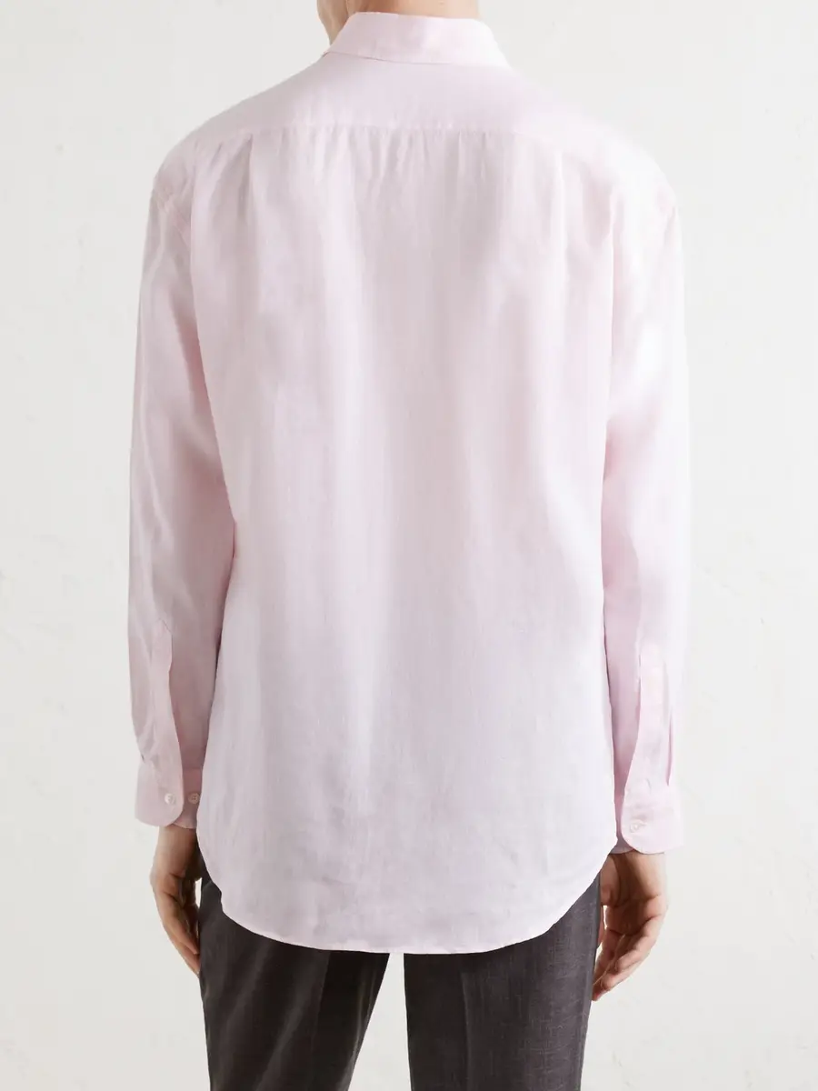 Anderson & Sheppard Linen Shirt - Men | Thumbnail 4 Anderson & Sheppard Linen Shirt - Men | Thumbnail 4