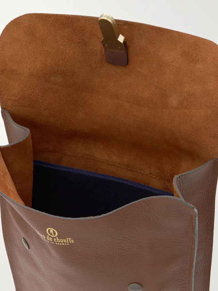 Bleu de Chauffe Full-Grain Leather Backpack - Men | Thumbnail 5