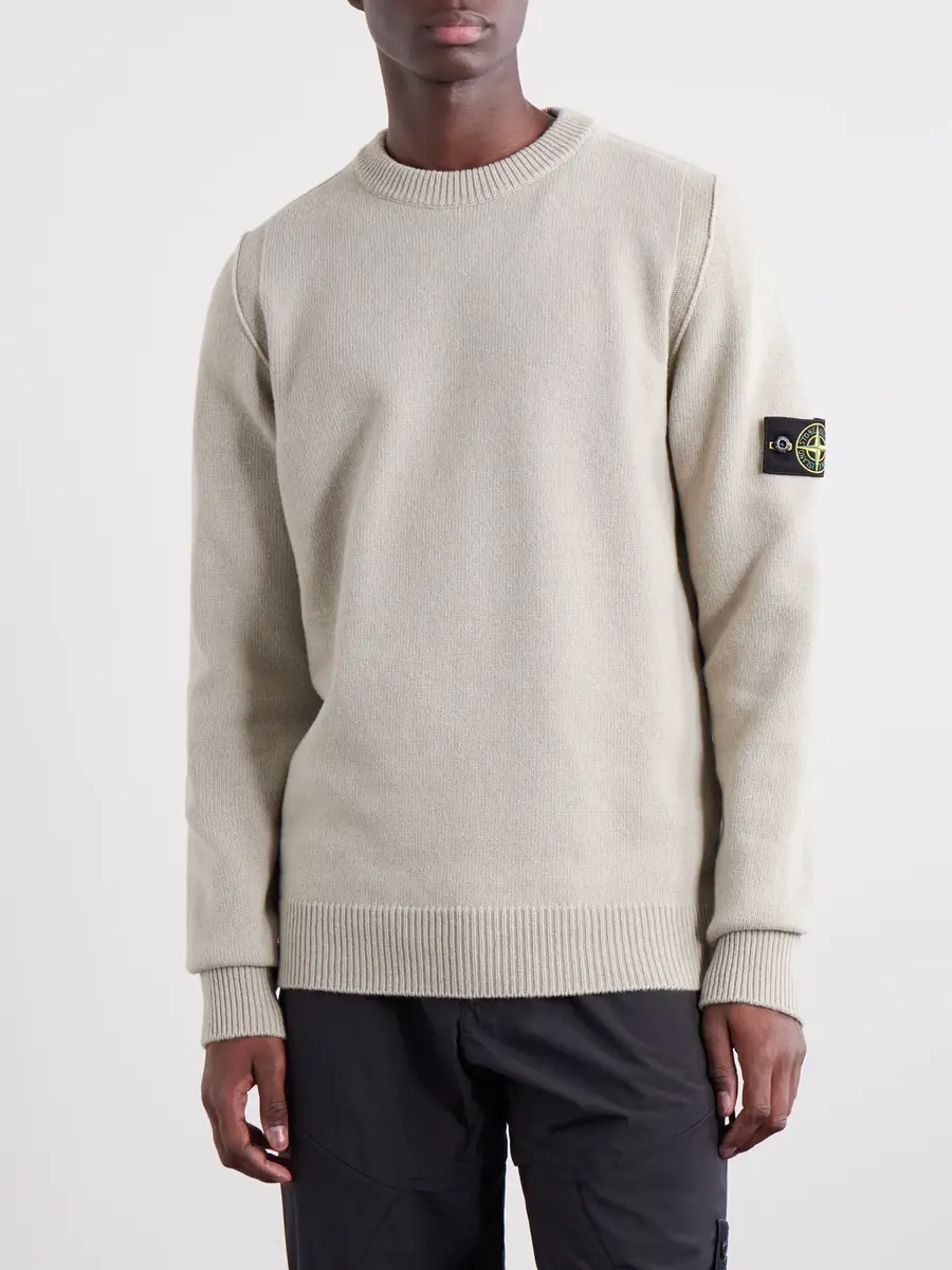 Stone Island Lambswool-Blend Sweater - Men | Thumbnail 3 Stone Island Lambswool-Blend Sweater - Men | Thumbnail 3