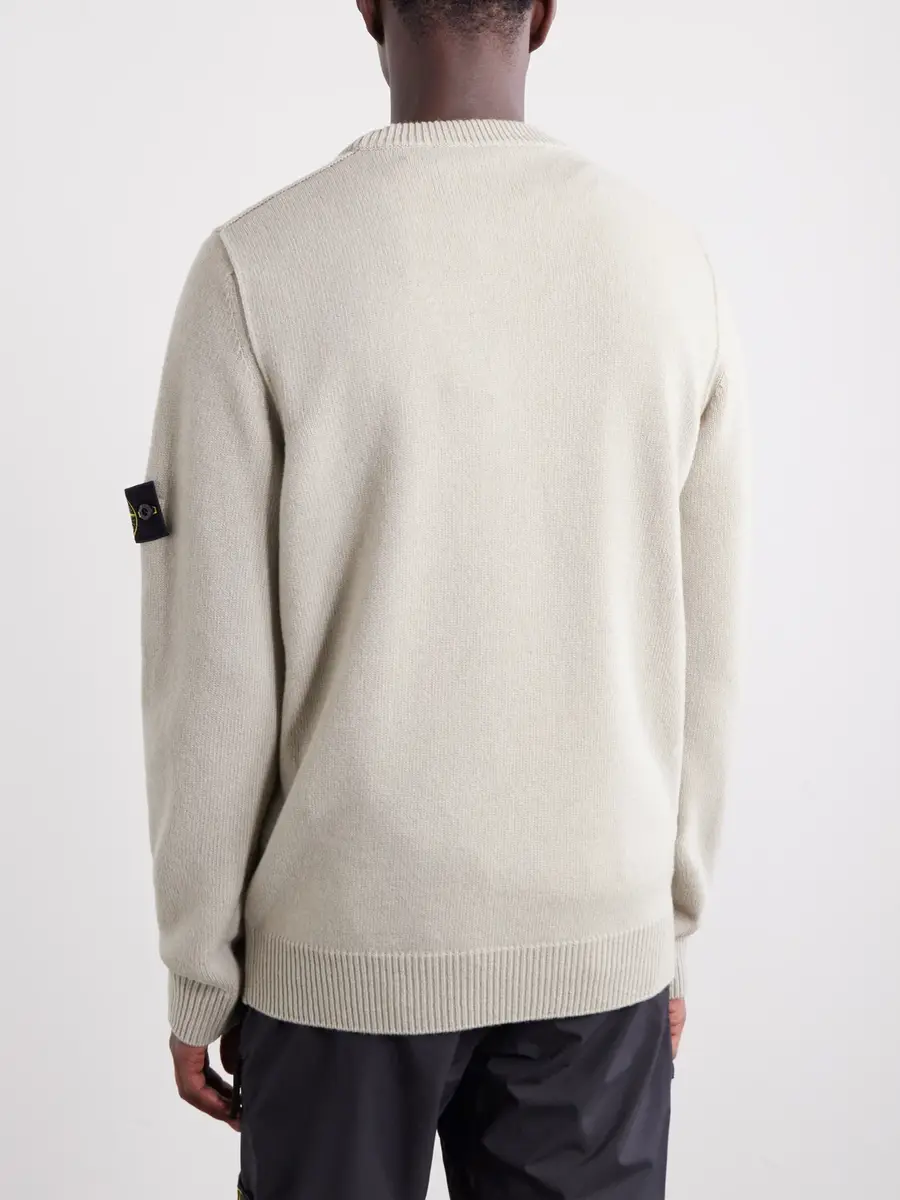 Stone Island Lambswool-Blend Sweater - Men | Thumbnail 4 Stone Island Lambswool-Blend Sweater - Men | Thumbnail 4