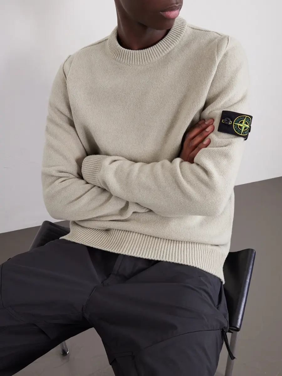 Stone Island Lambswool-Blend Sweater - Men | Thumbnail 5 Stone Island Lambswool-Blend Sweater - Men | Thumbnail 5