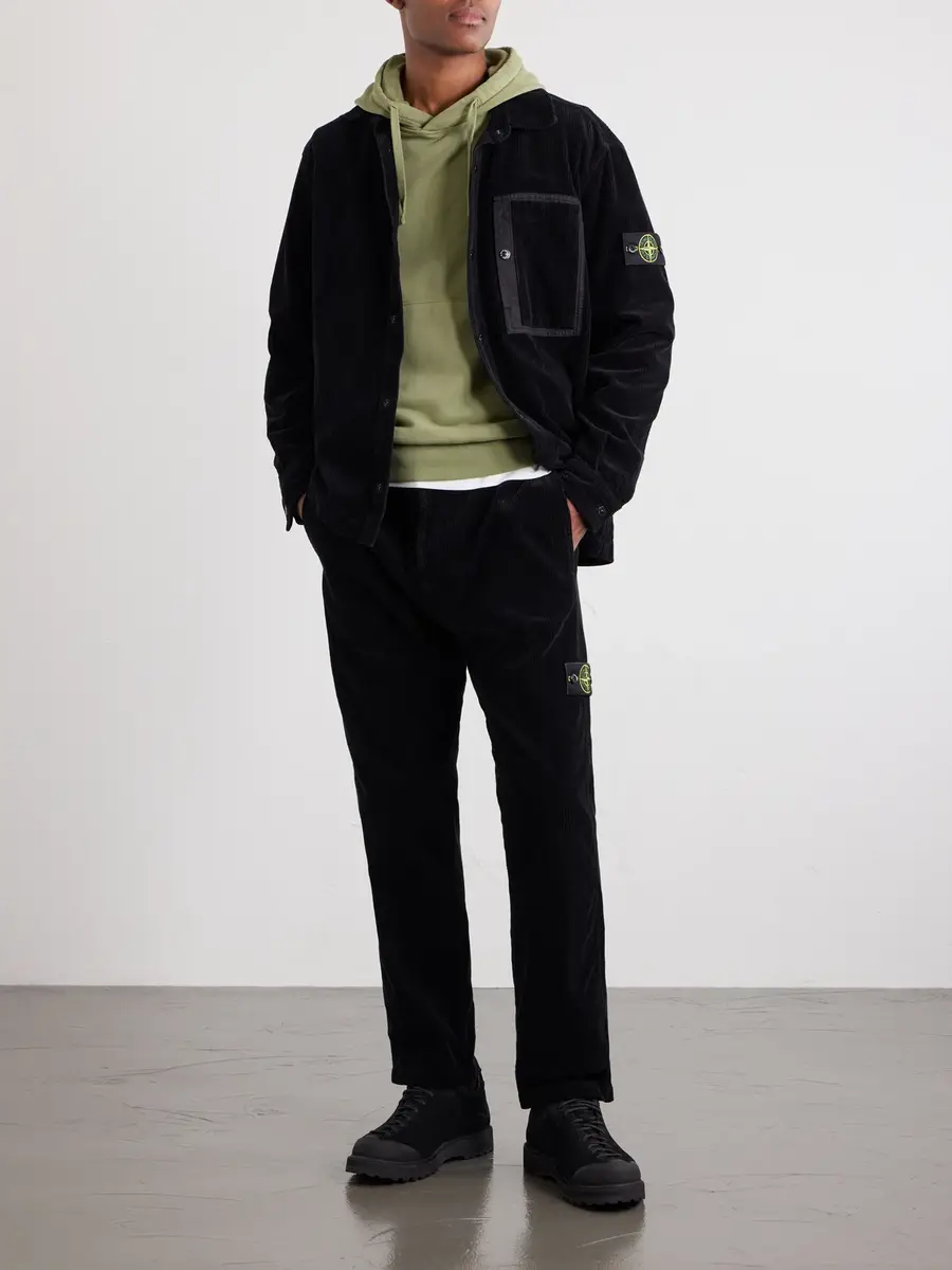 Stone Island Garment-Dyed Cotton-Fleece Hoodie - Men | Thumbnail 2 Stone Island Garment-Dyed Cotton-Fleece Hoodie - Men | Thumbnail 2