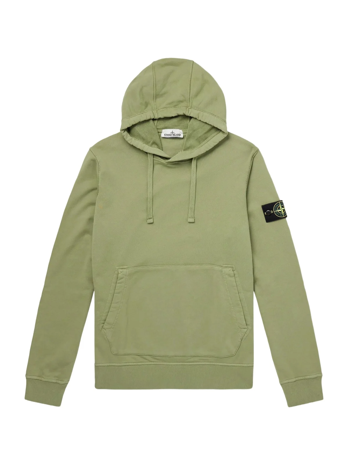 Garment-Dyed Cotton-Fleece Hoodie - Men Garment-Dyed Cotton-Fleece Hoodie - Men