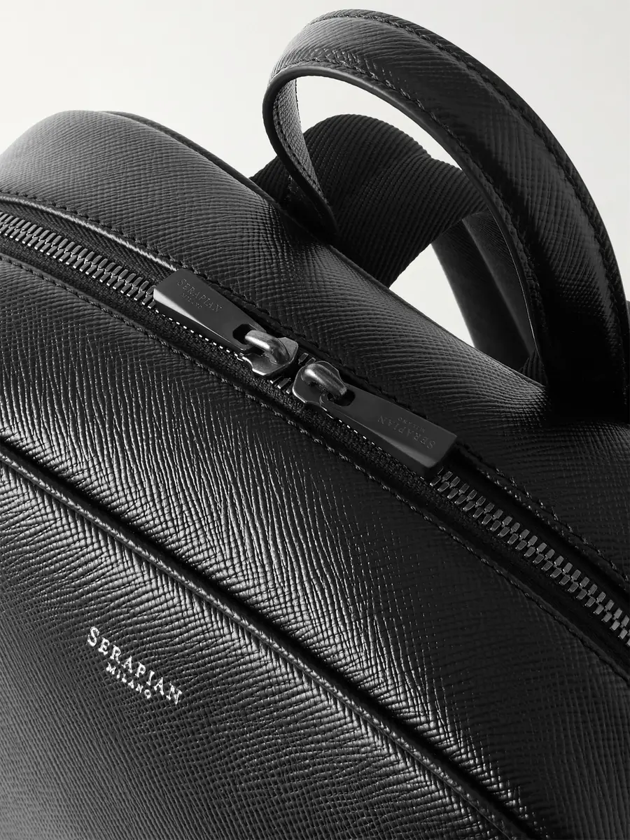 Serapian Evoluzione Cross-Grain Leather Backpack - Men | Thumbnail 5 Serapian Evoluzione Cross-Grain Leather Backpack - Men | Thumbnail 5