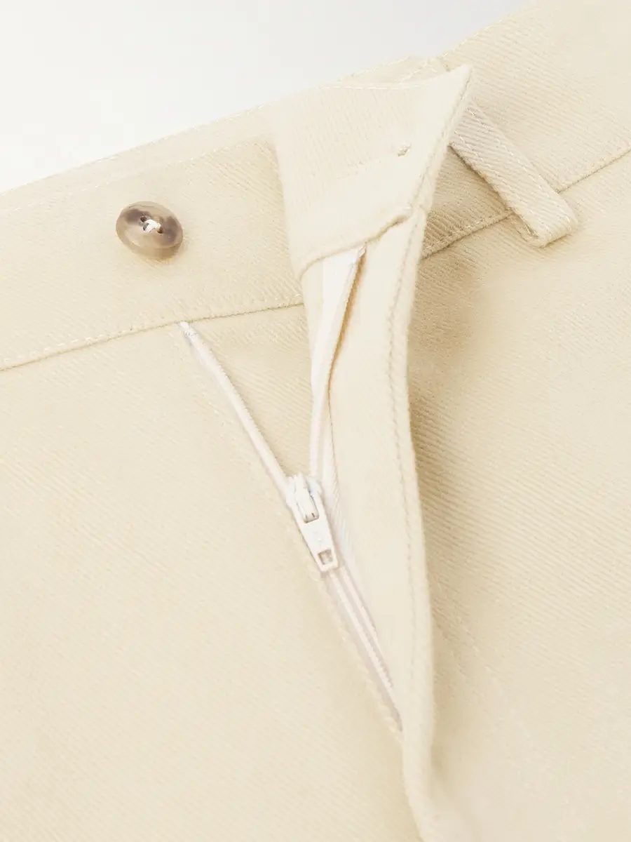 De Bonne Facture Balloon Tapered Cotton-Drill Trousers - Men | Thumbnail 5