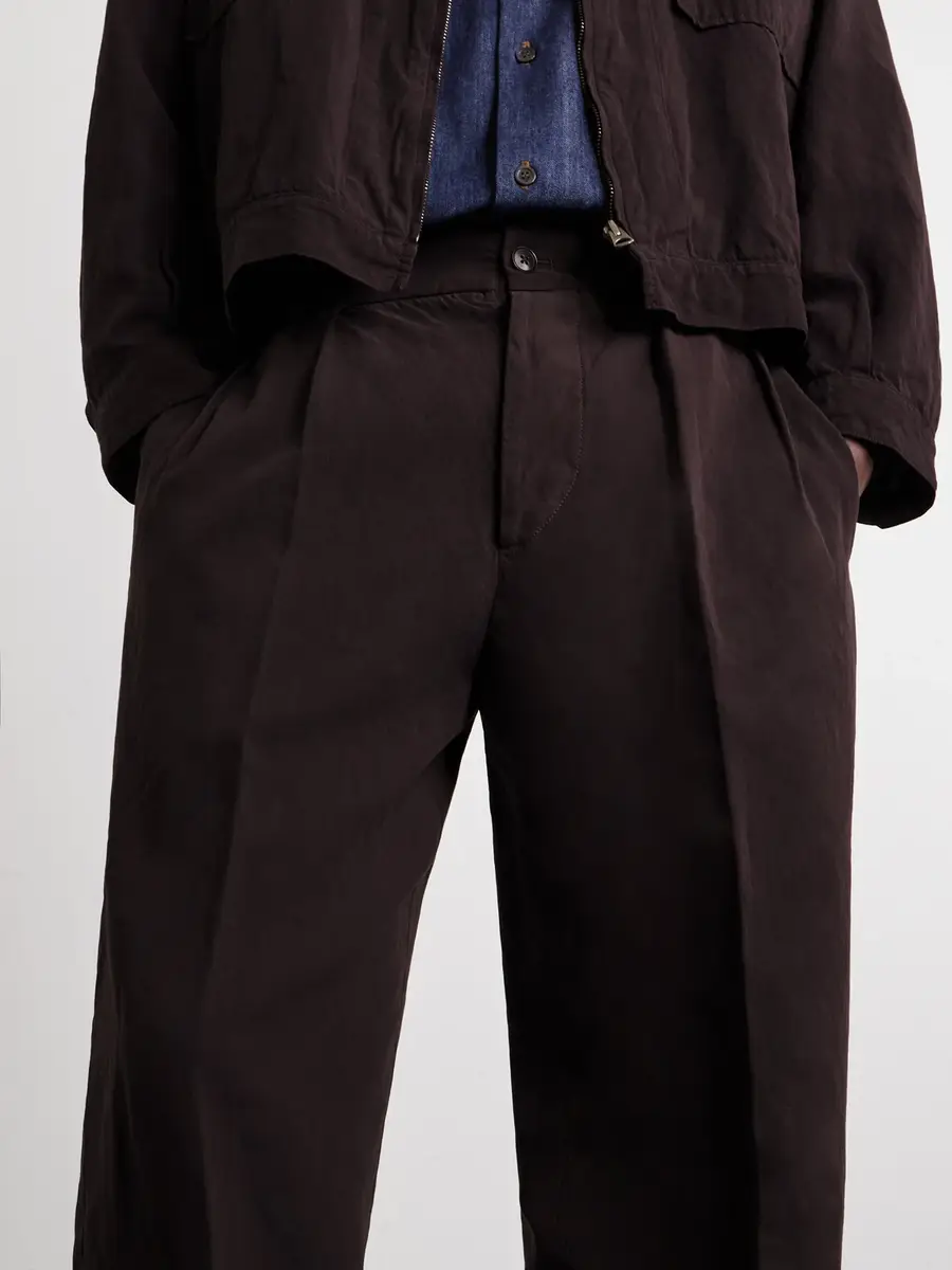 Kaptain Sunshine Straight-Leg Cotton and Linen-Blend Trousers - Men | Thumbnail 5