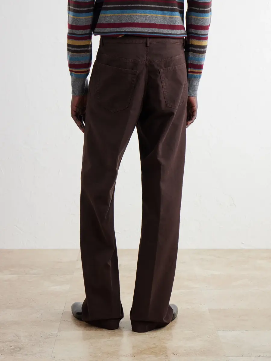 Dries Van Noten Straight-Leg Cotton Trousers - Men | Thumbnail 4