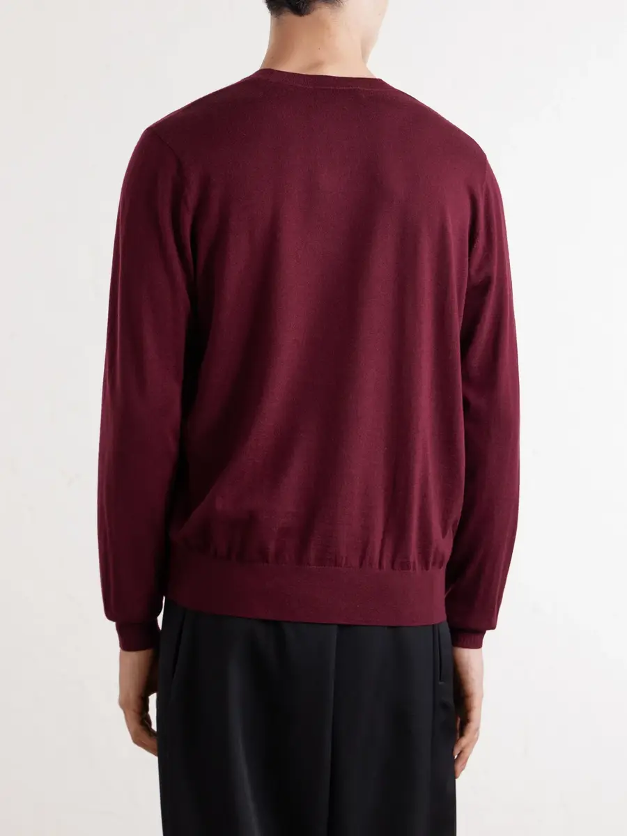 Dries Van Noten Merino Wool Sweater - Men | Thumbnail 4 Dries Van Noten Merino Wool Sweater - Men | Thumbnail 4