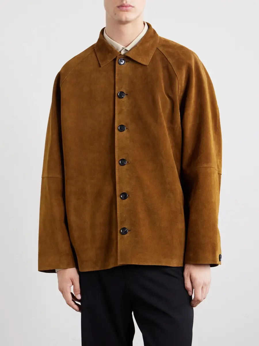 Studio Nicholson Bowe Suede Jacket - Men | Thumbnail 3