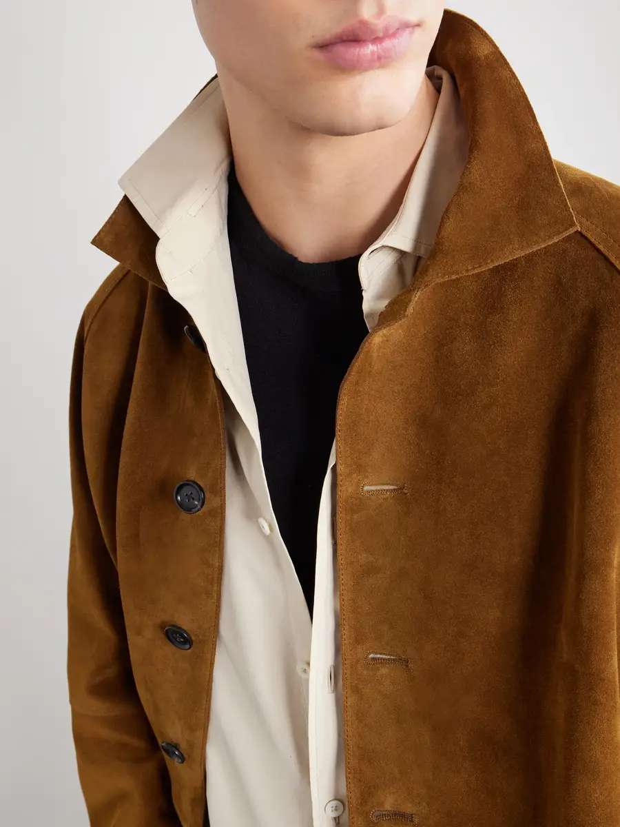 Studio Nicholson Bowe Suede Jacket - Men | Thumbnail 6