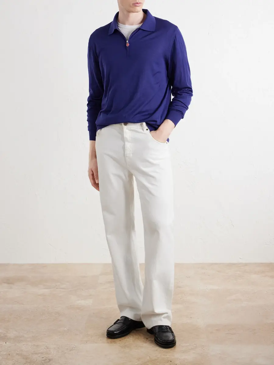 Kiton Wool Half-Zip Sweater - Men | Thumbnail 2