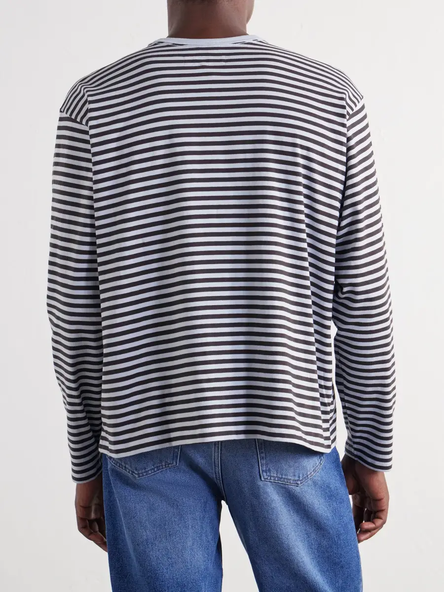 rag & bone Striped Cotton-Jersey T-Shirt - Men | Thumbnail 4