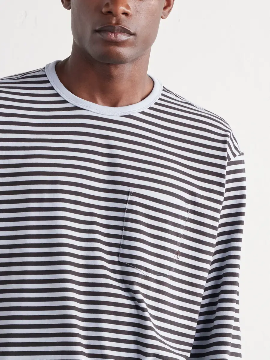rag & bone Striped Cotton-Jersey T-Shirt - Men | Thumbnail 5