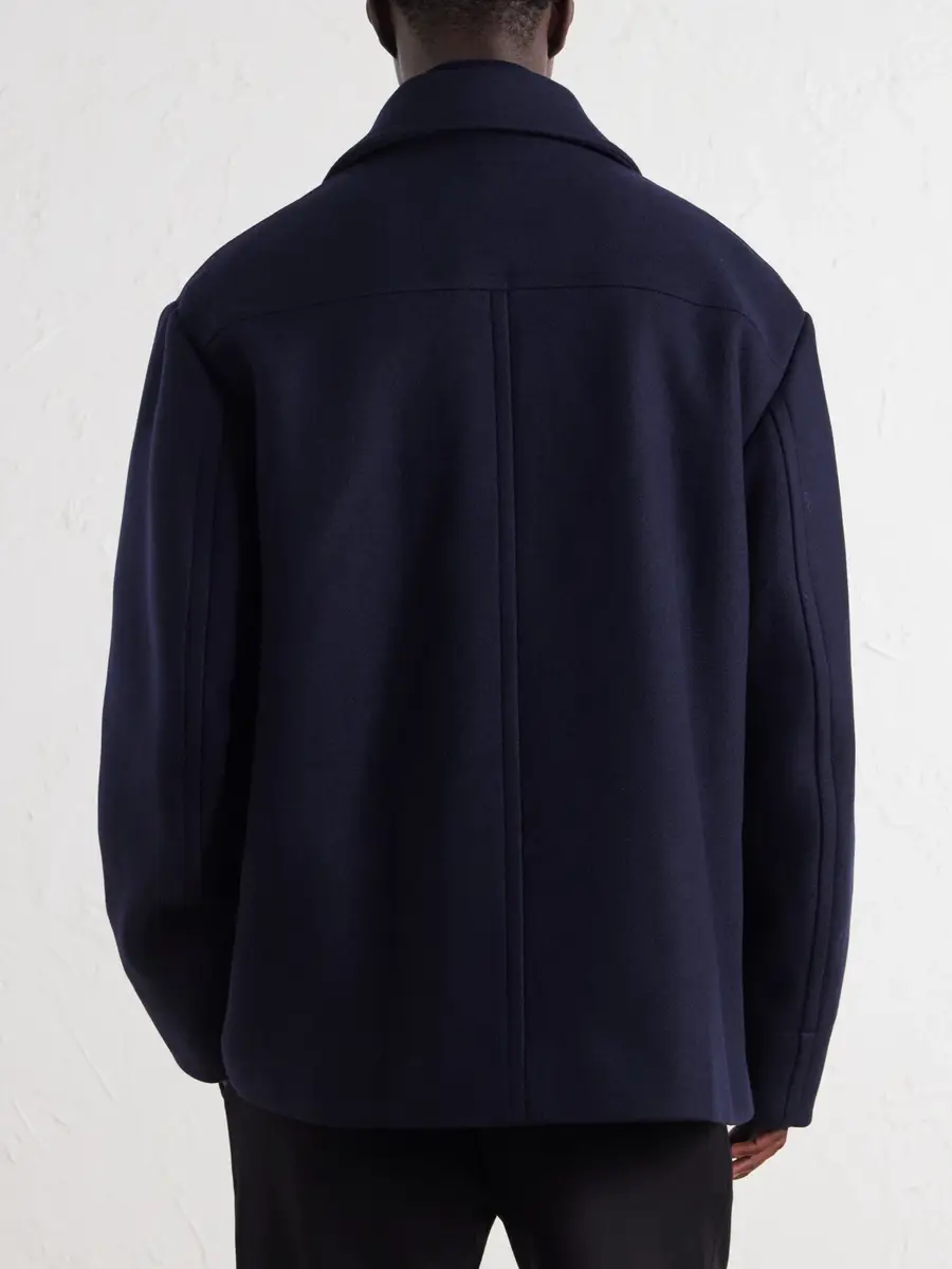Dries Van Noten Double-Breasted Wool-Blend Coat - Men | Thumbnail 4 Dries Van Noten Double-Breasted Wool-Blend Coat - Men | Thumbnail 4