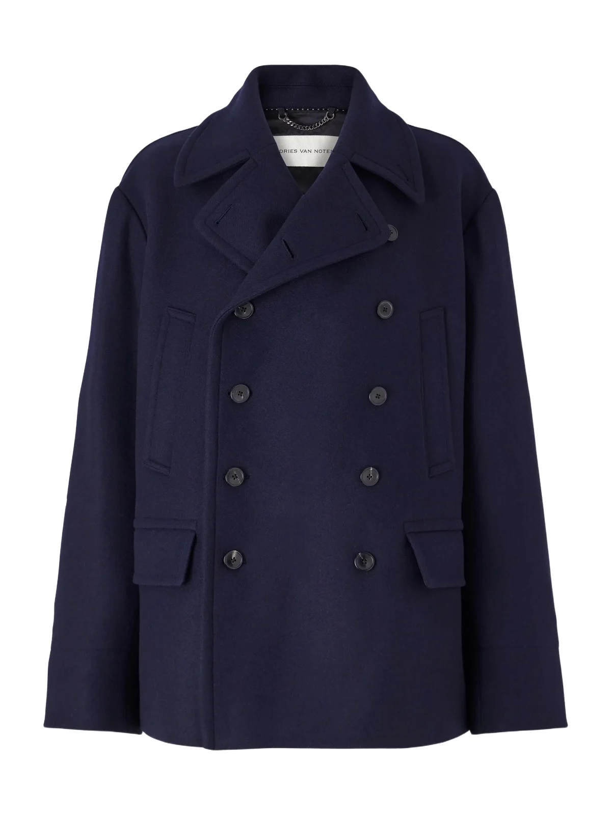 Double-Breasted Wool-Blend Coat - Men