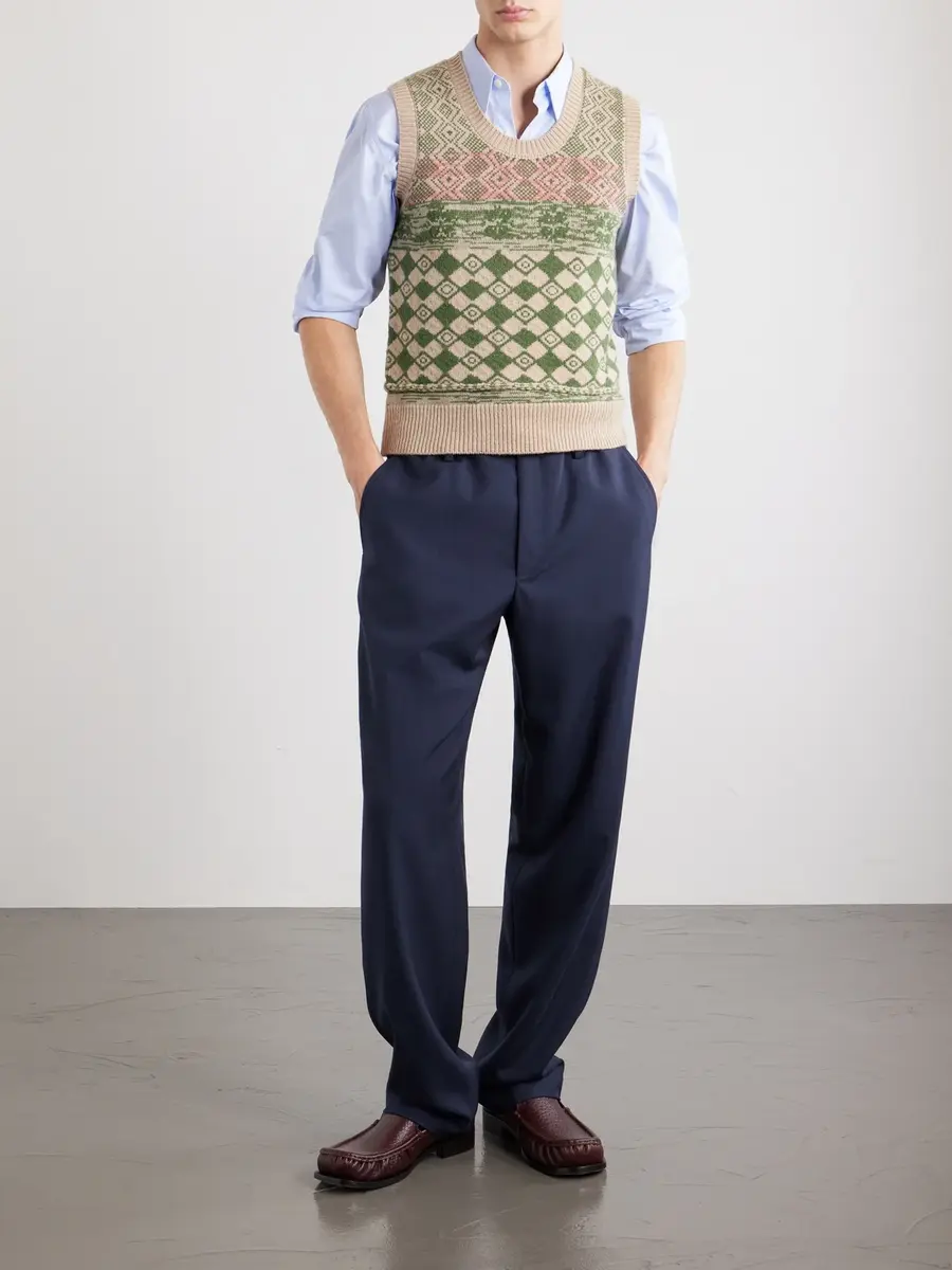 Dries Van Noten Penny Straight-Leg Wool Trousers - Men | Thumbnail 2 Dries Van Noten Penny Straight-Leg Wool Trousers - Men | Thumbnail 2