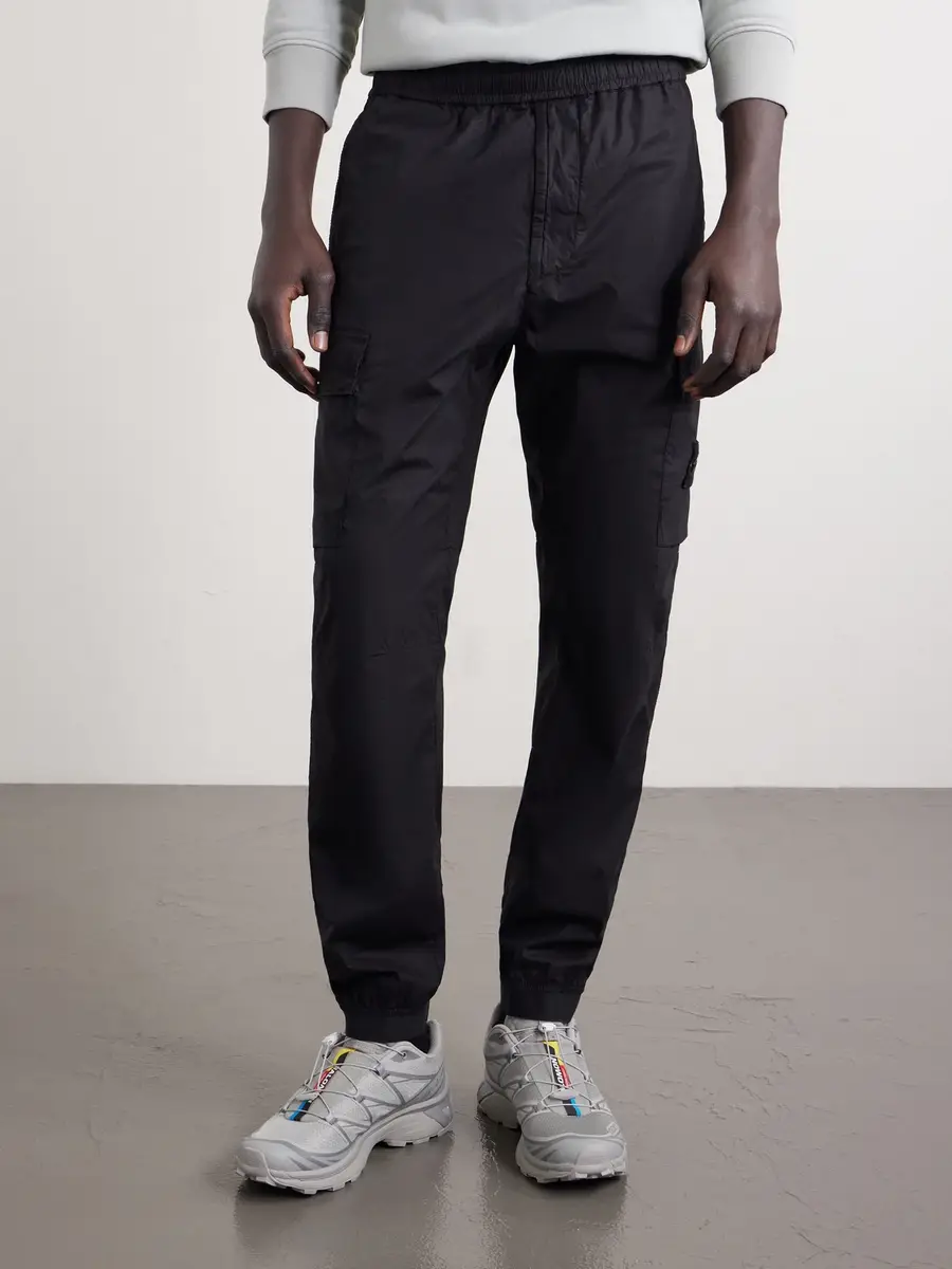 Stone Island Tapered Stretch-Cotton Shell Cargo Trousers - Men | Thumbnail 3 Stone Island Tapered Stretch-Cotton Shell Cargo Trousers - Men | Thumbnail 3